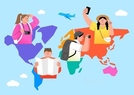Effective communication with vocabulary of travel is essential when traveling to new places