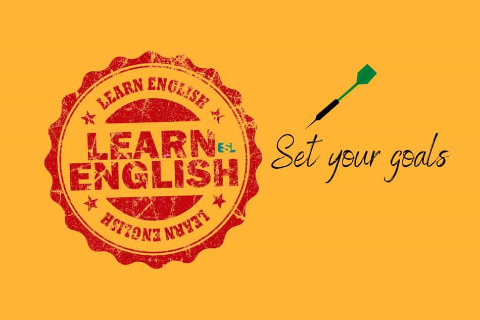 Specific targets help stay motivated and on track when learning English for beginner