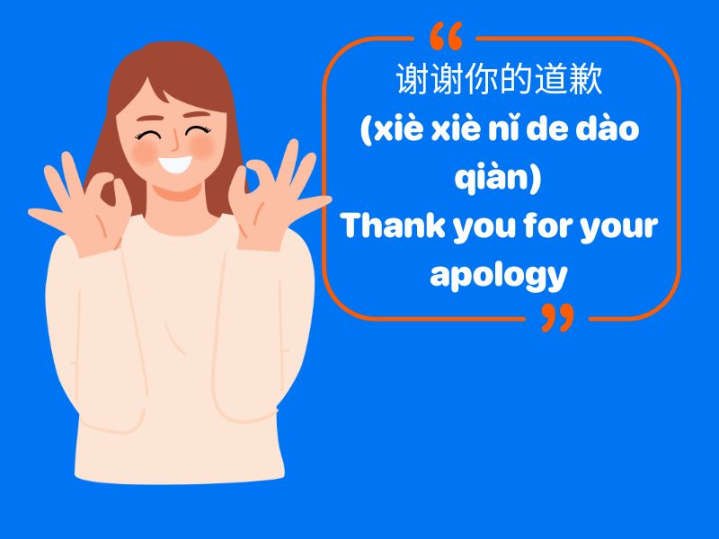 Responding to Apologies in Chinese