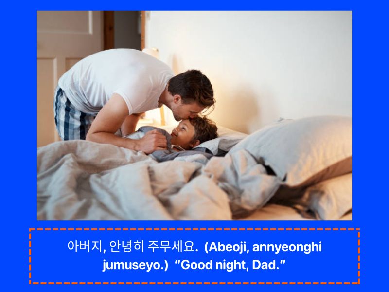 안녕히 주무세요 (Annyeonghi jumuseyo) – A More Formal Way to Say Good Night