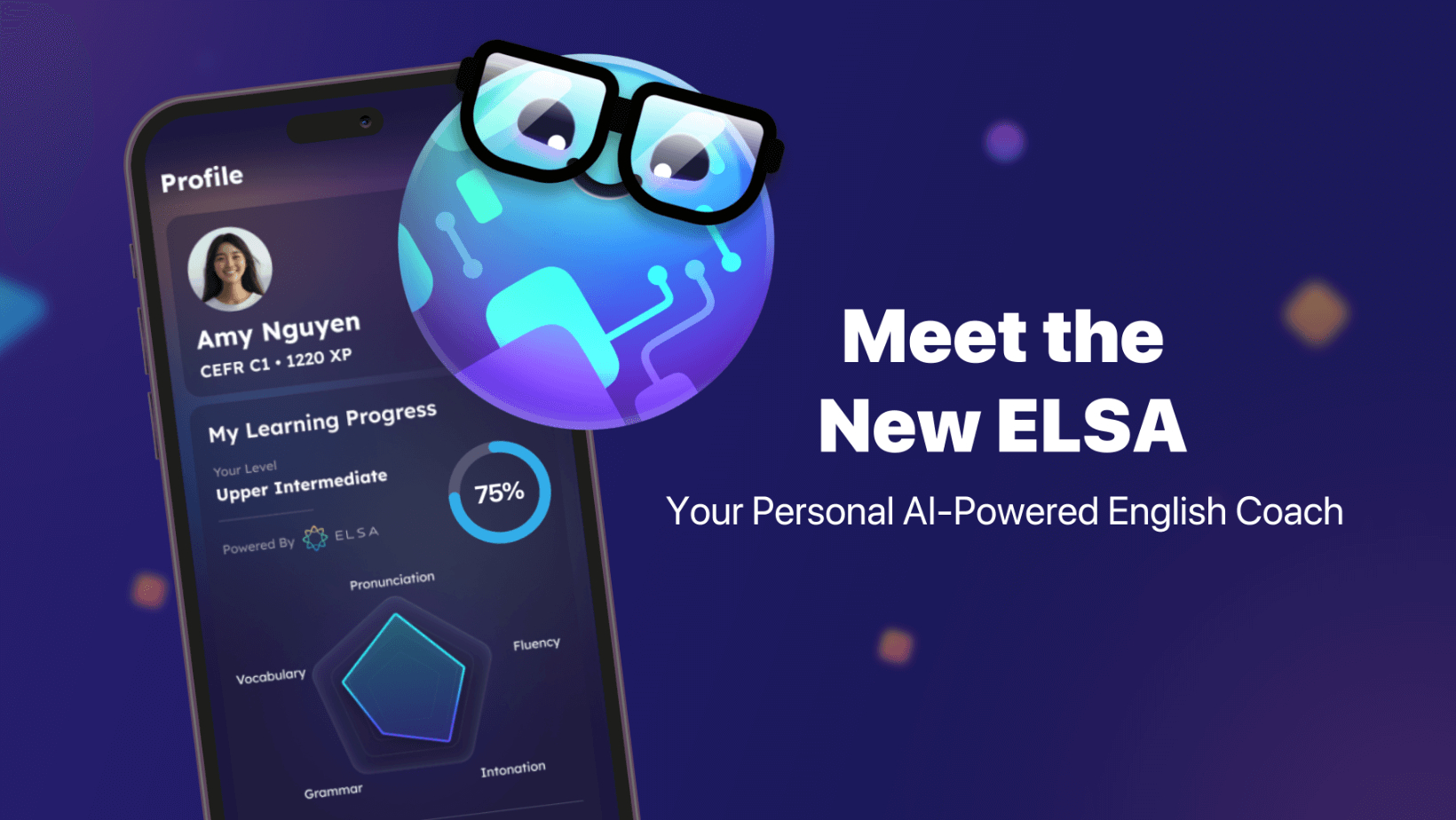 ELSA Speak là app học phát âm kết hợp từ vựng