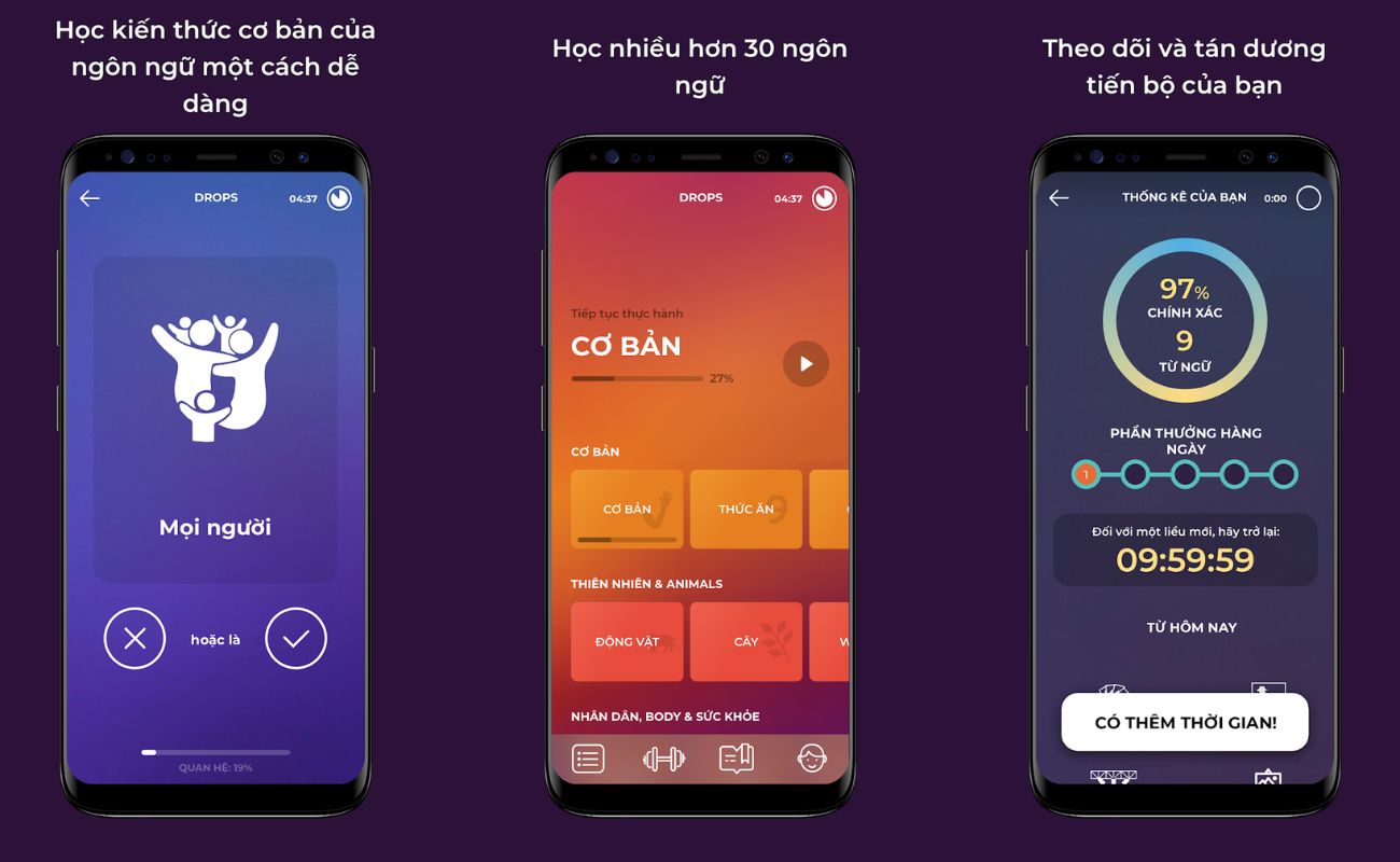 Drops - Game học tiếng Trung cho người mới bắt đầu