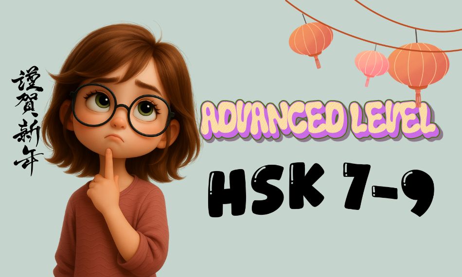 HSK 7-9 helps learners communicate at near-native Chinese proficiency.