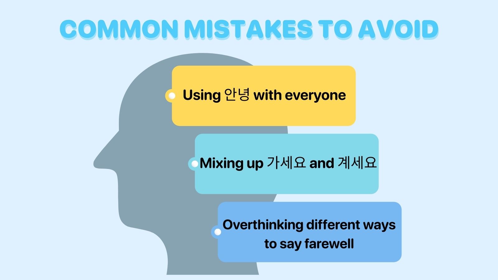 Common mistakes to avoid saying Goodbye in Korea