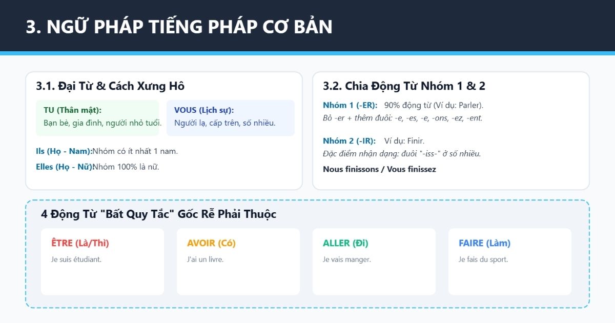 Ngữ pháp tiếng pháp cơ bản