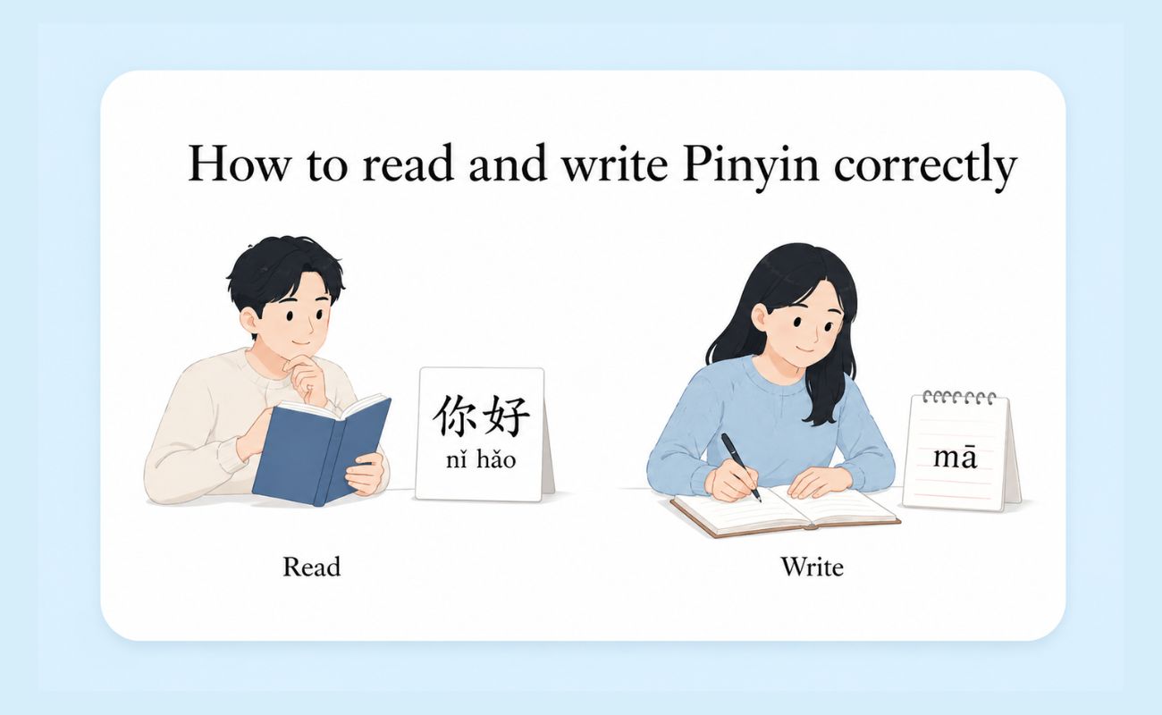 How to read and write Pinyin correctly
