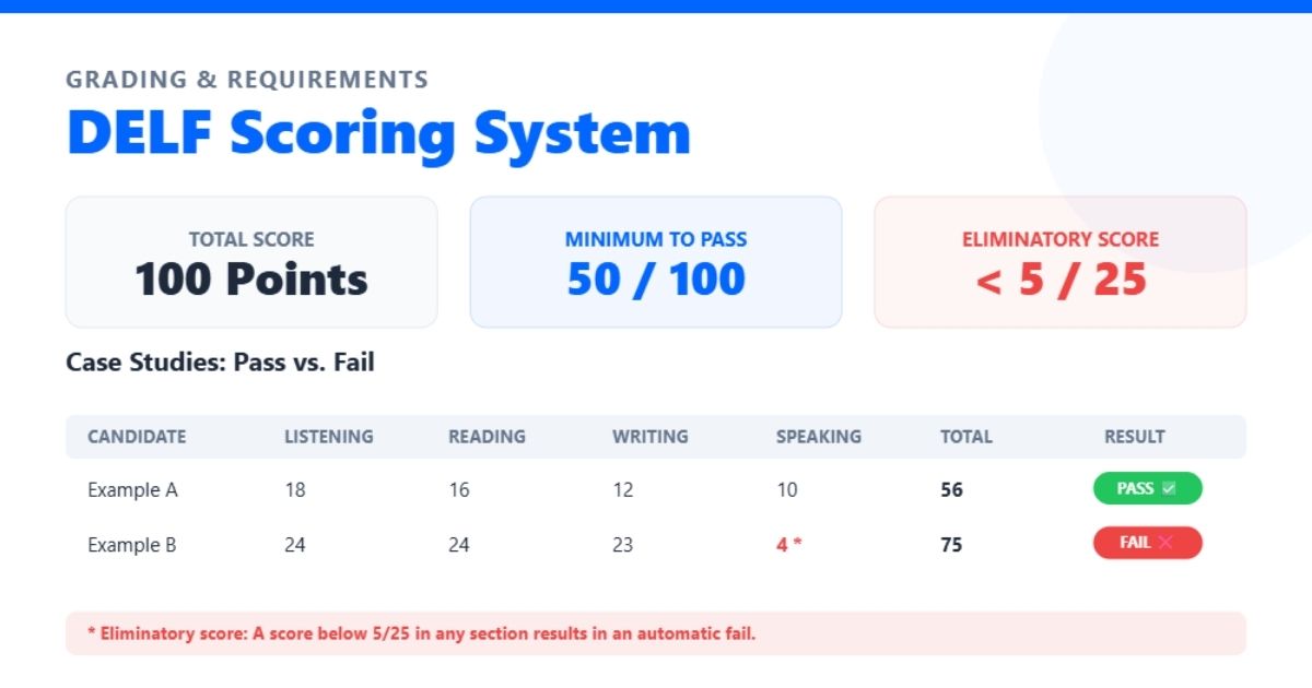 DELF Scoring System
