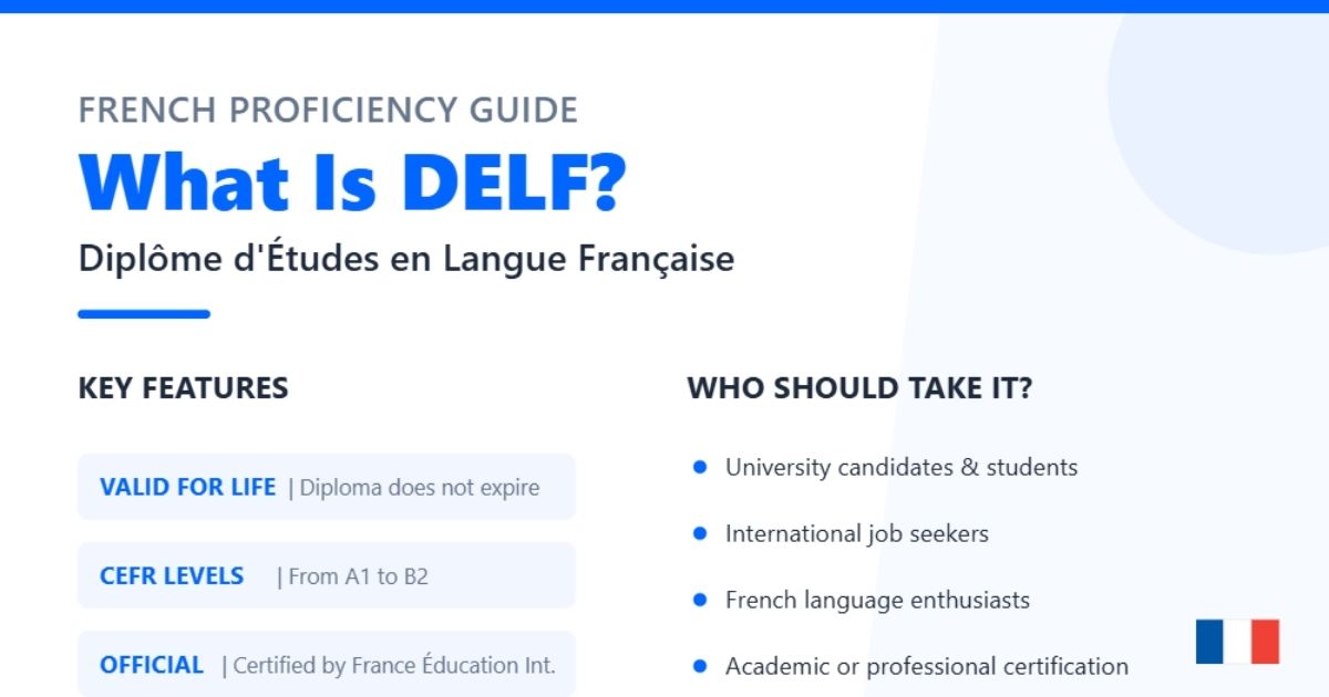 What Is DELF? Who Should Take the DELF Exam?